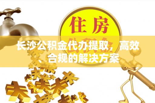东丰长沙公积金代办提取，高效、合规的解决方案