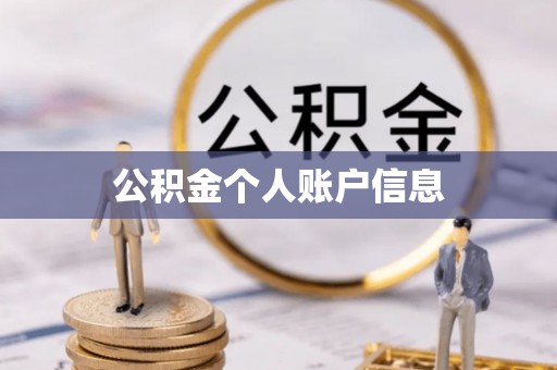 东丰公积金个人账户信息