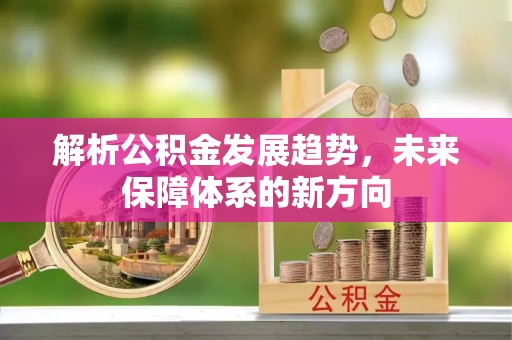 东丰解析公积金发展趋势，未来保障体系的新方向