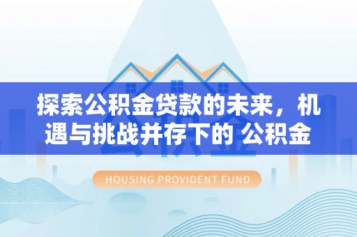 东丰探索公积金贷款的未来，机遇与挑战并存下的 公积金贷款风险防控