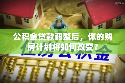 东丰公积金贷款调整后，你的购房计划将如何改变？
