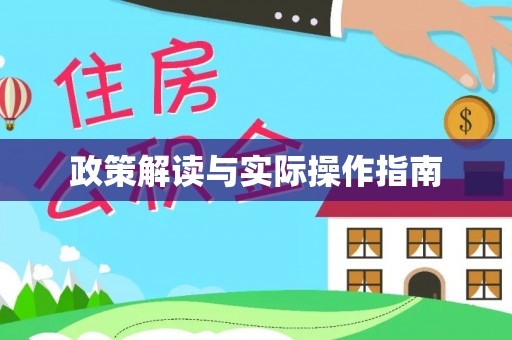东丰政策解读与实际操作指南