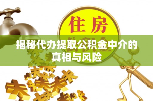 东丰揭秘代办提取公积金中介的真相与风险