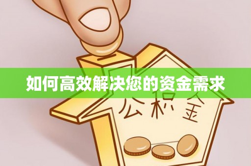 东丰如何高效解决您的资金需求
