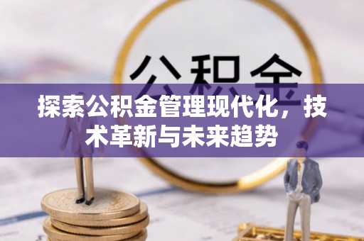 东丰探索公积金管理现代化，技术革新与未来趋势