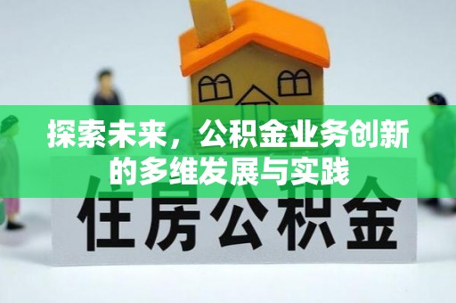 东丰探索未来，公积金业务创新的多维发展与实践