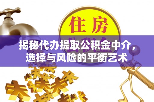 东丰揭秘代办提取公积金中介，选择与风险的平衡艺术
