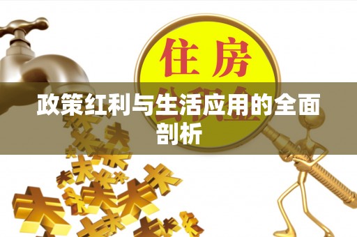 东丰政策红利与生活应用的全面剖析
