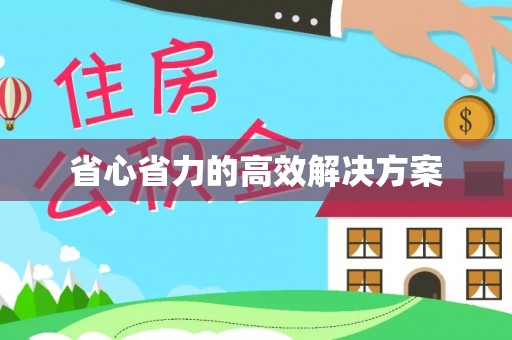 东丰省心省力的高效解决方案