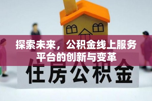 东丰探索未来，公积金线上服务平台的创新与变革